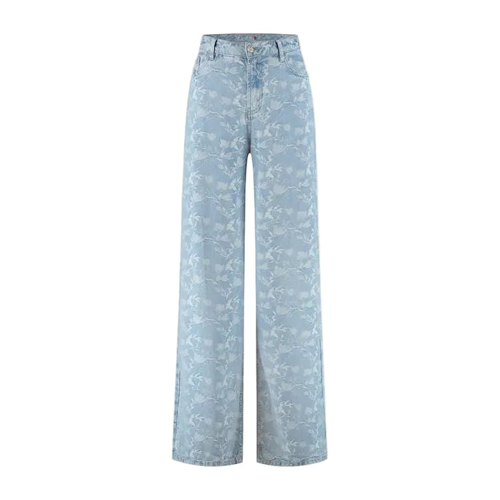 Florez Liv Wide leg | Plaited blue - clever alice
