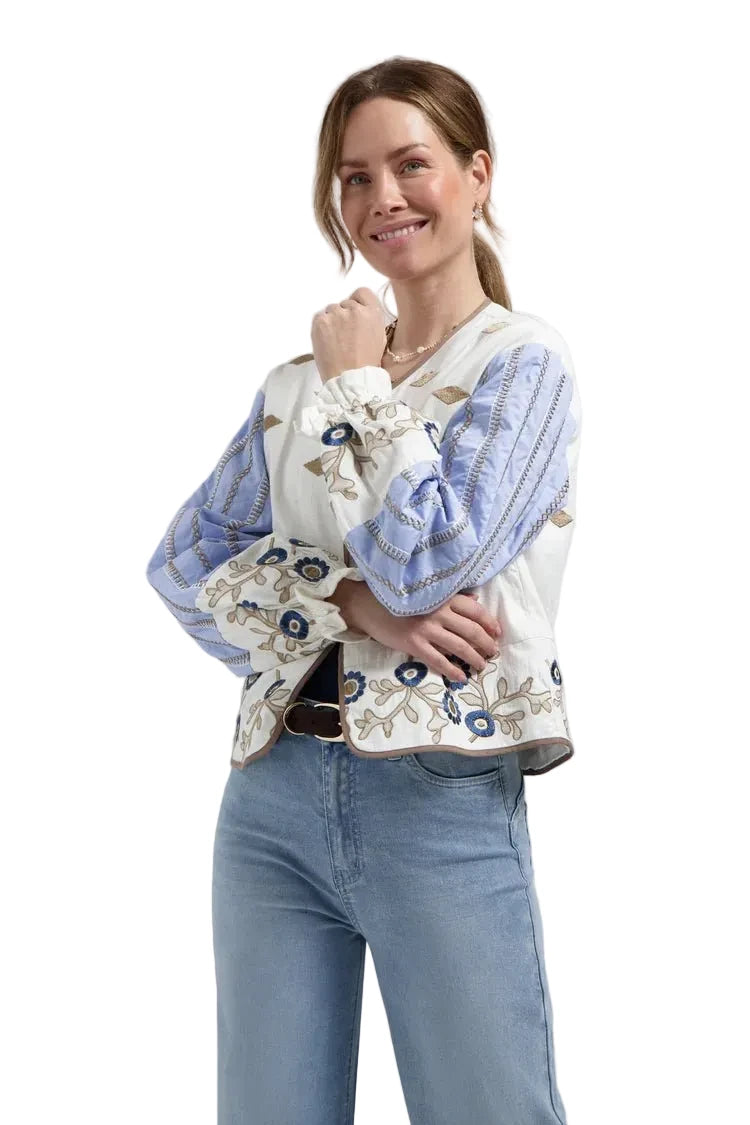 Florez Lois jacket | Multicolour print - clever alice