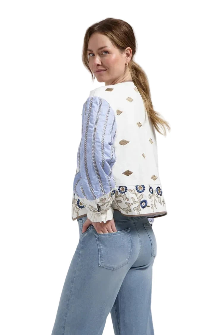 Florez Lois jacket | Multicolour print - clever alice