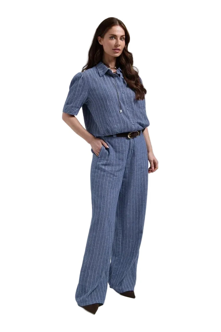 Florez Philly trousers | Blue Stripe - clever alice