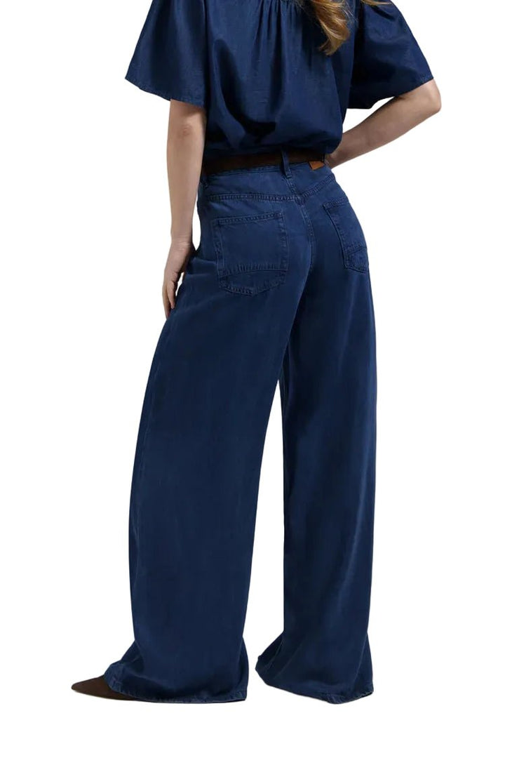 Florez Riley Wide Leg | Dark indigo - clever alice