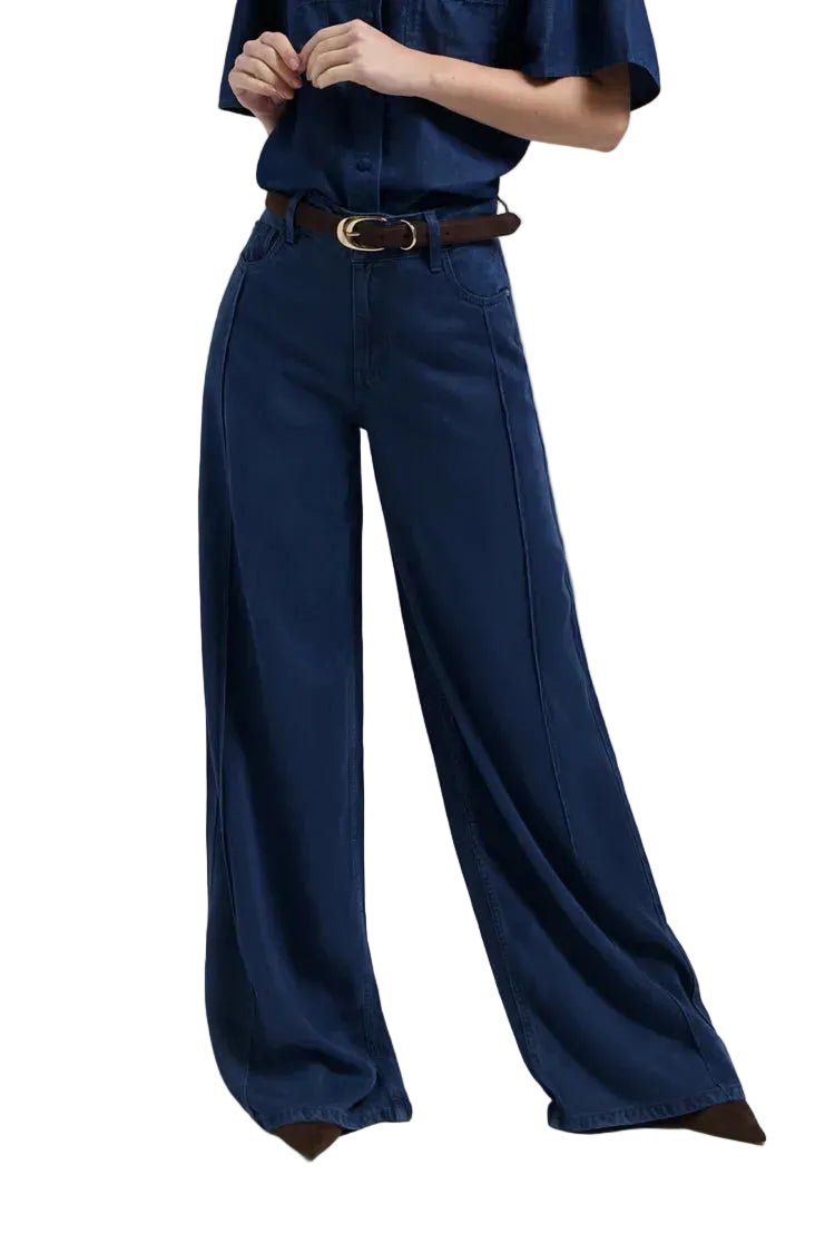 Florez Riley Wide Leg | Dark indigo - clever alice