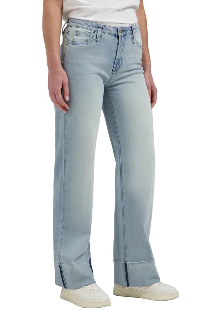 Florez Sophie straight Roll up | Crystal blue - clever alice