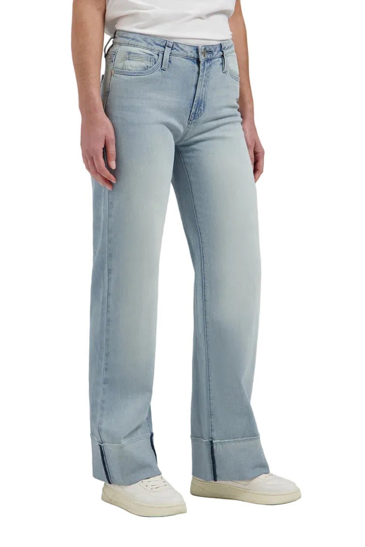 Florez Sophie straight Roll up | Crystal blue - clever alice