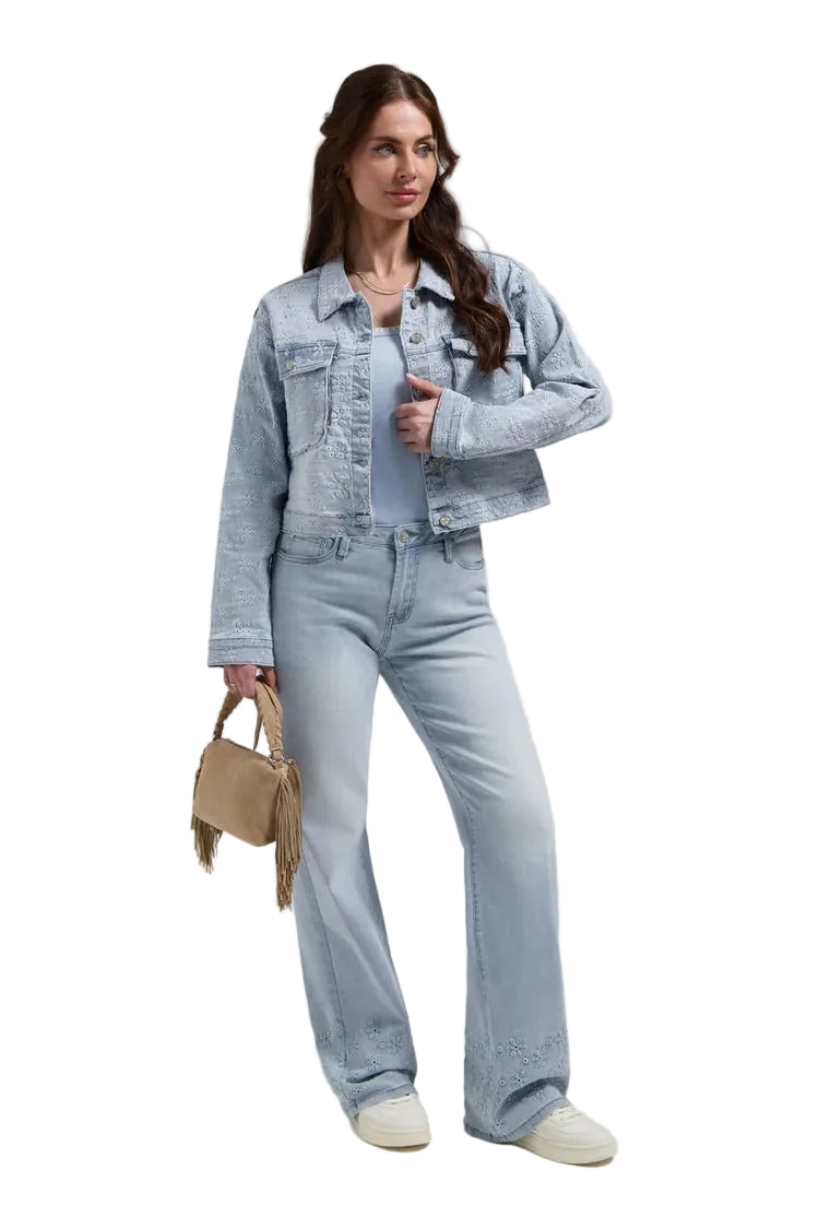 Florez Thalia jeans | Bleached Denim - clever alice