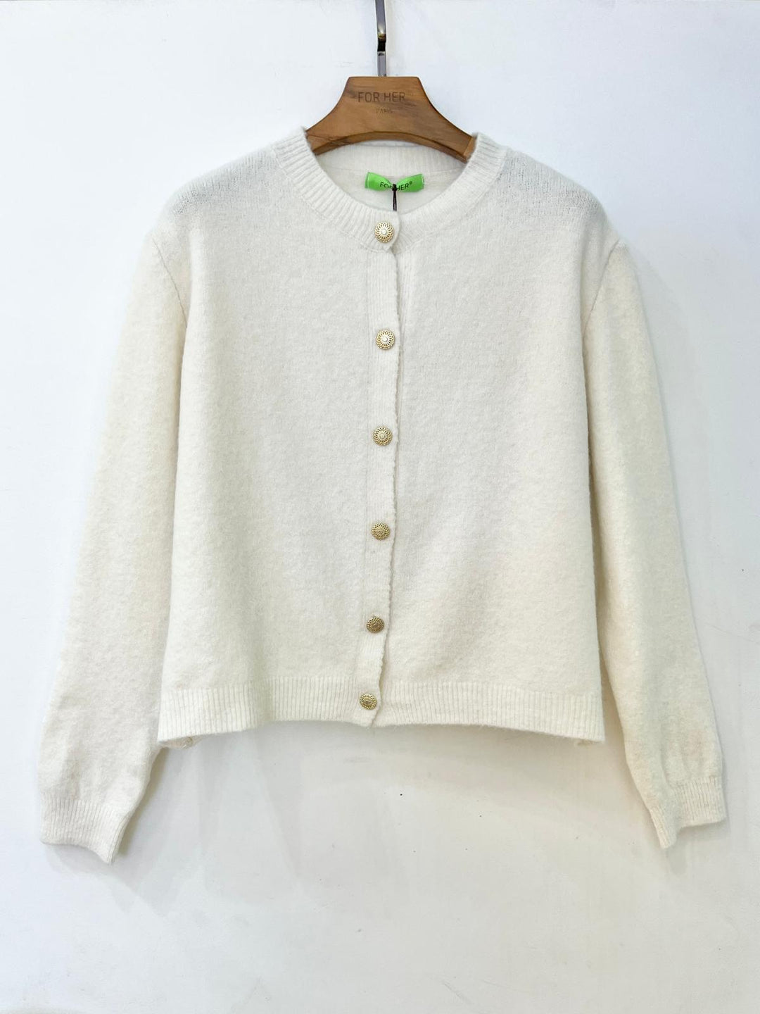 For Paris Wool Cardigan - clever alice