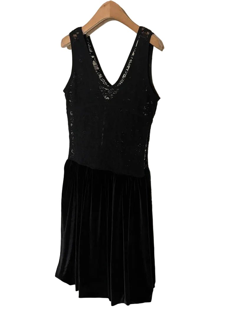 Foundation Lace Balloon Velvet One - piece - clever alice