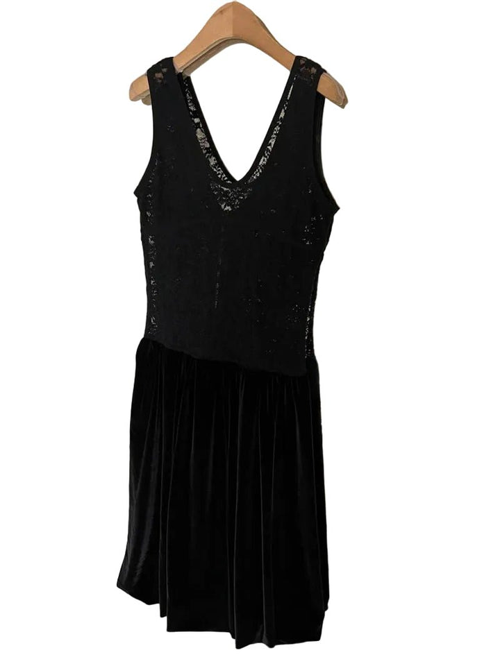 Foundation Lace Balloon Velvet One - piece - clever alice