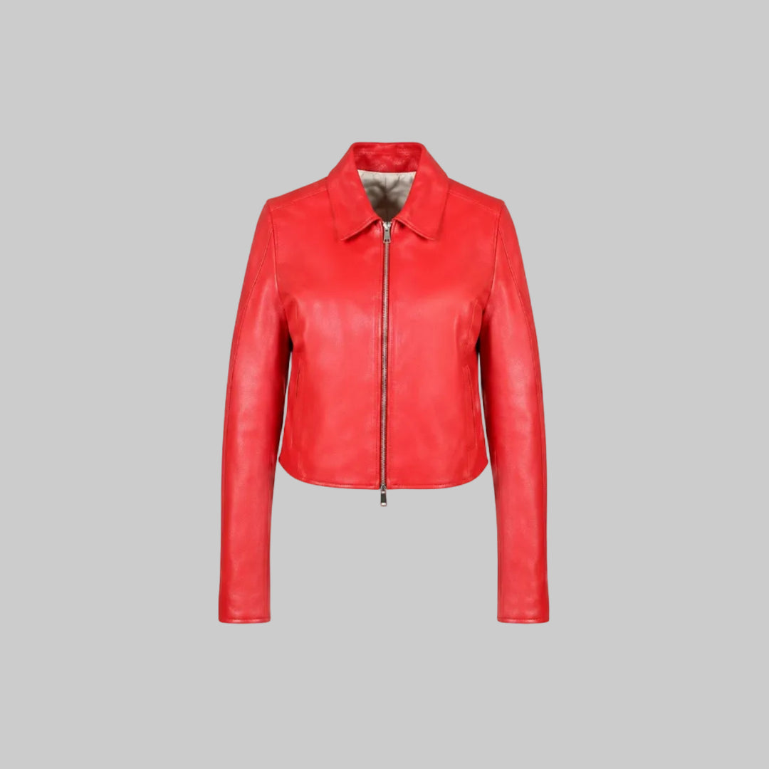 Freaky Nation Racing Red Leather - clever alice