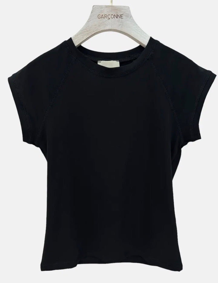 Garconne Cap Sleeve Baby Tee - clever alice