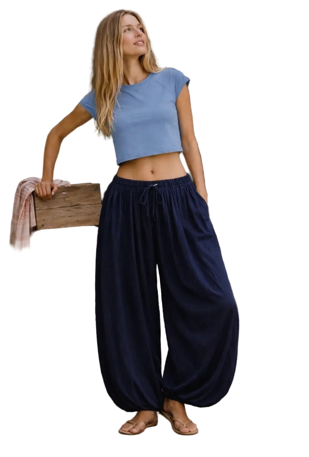 Garconne Cotton Barrel Pant - clever alice