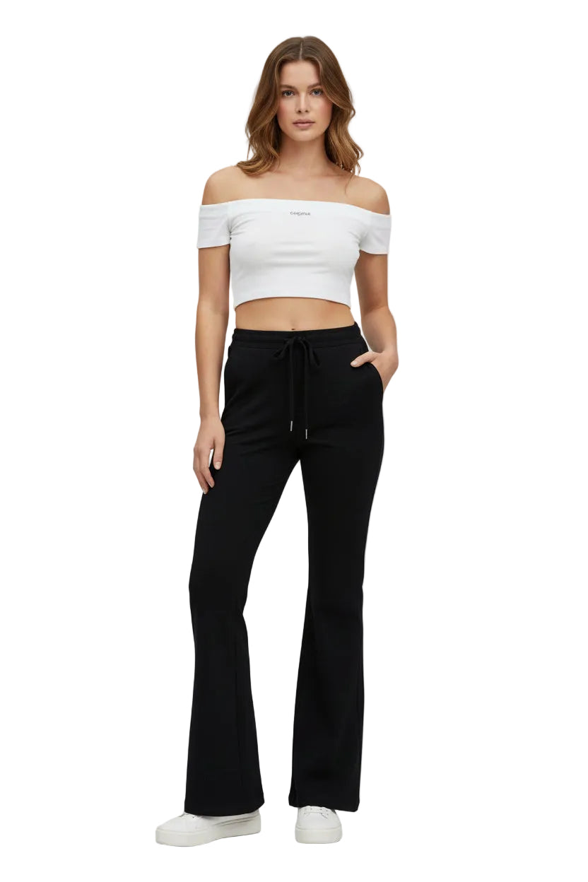 Garconne Flare Drawstring Pant - clever alice