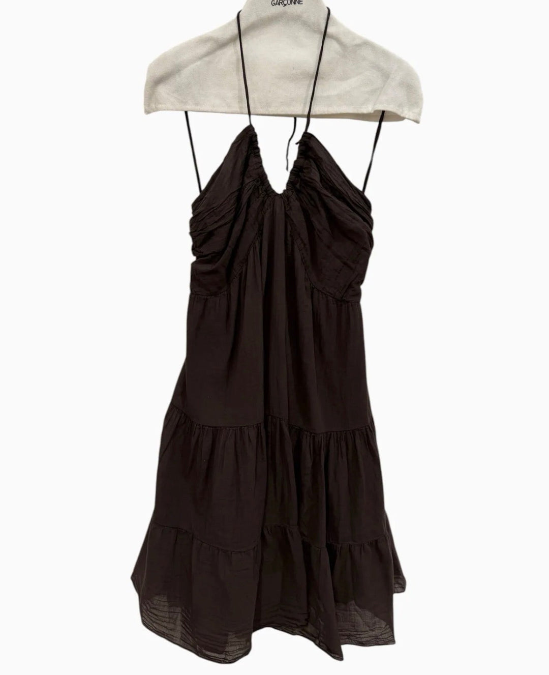 Garconne Halter Midi Dress - clever alice