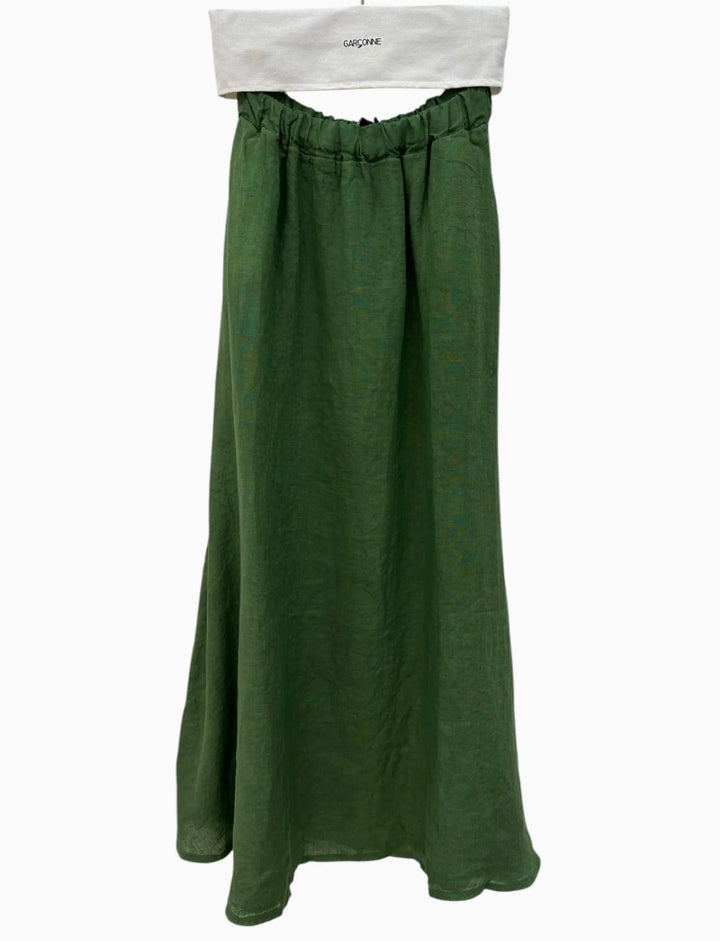 Garconne Linen Maxi Skirt - clever alice