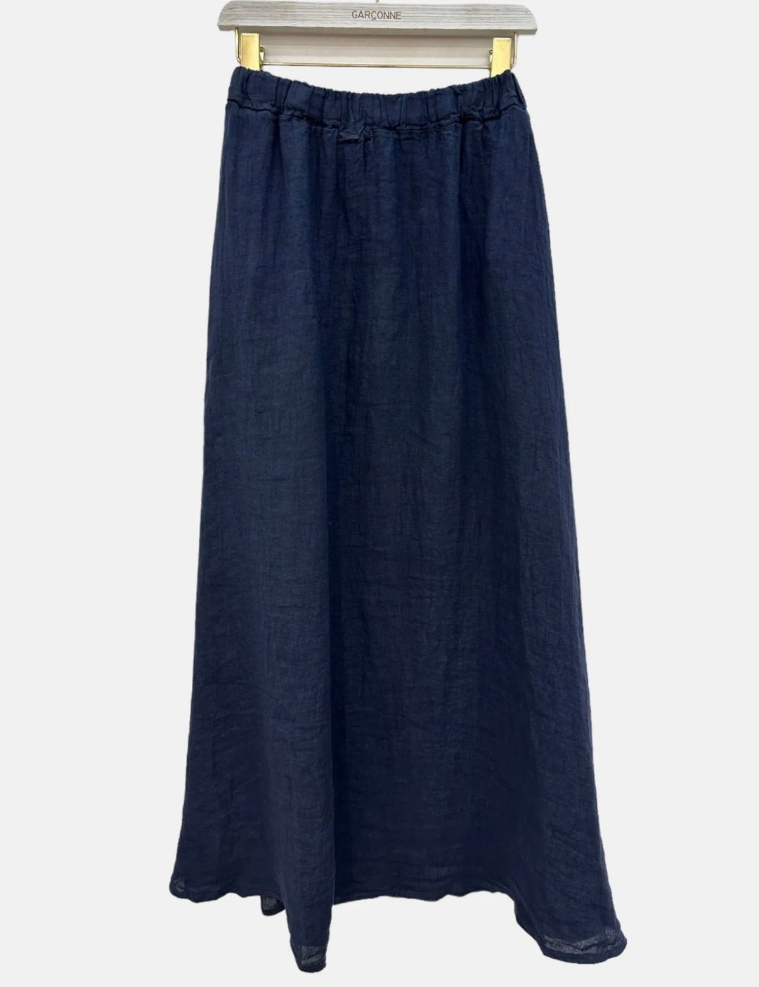 Garconne Linen Maxi Skirt - clever alice
