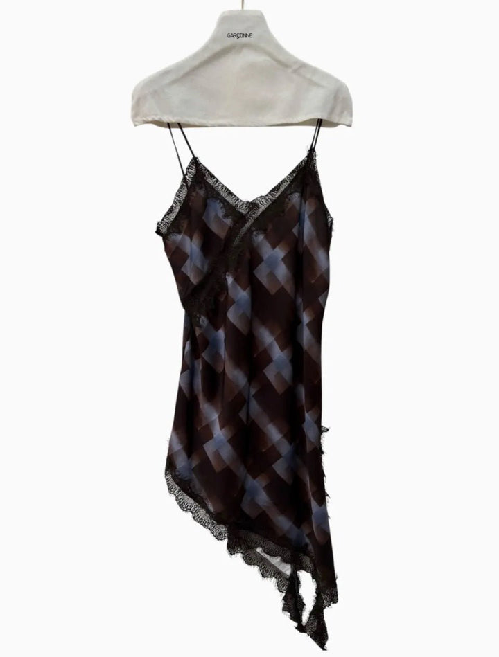 Garconne Plaid Cami Dress - clever alice
