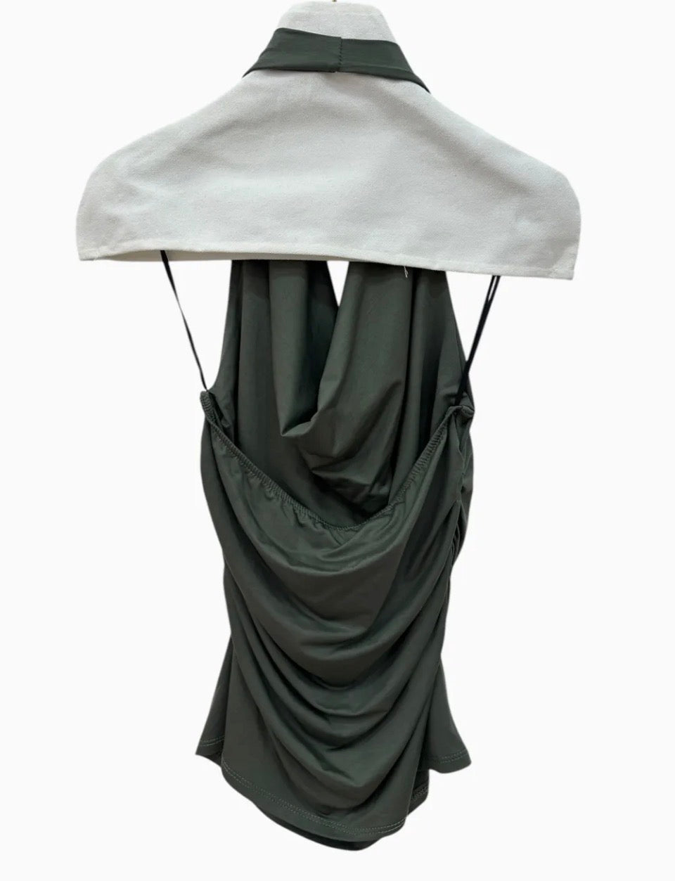 Garconne Plunging Halter Top - clever alice
