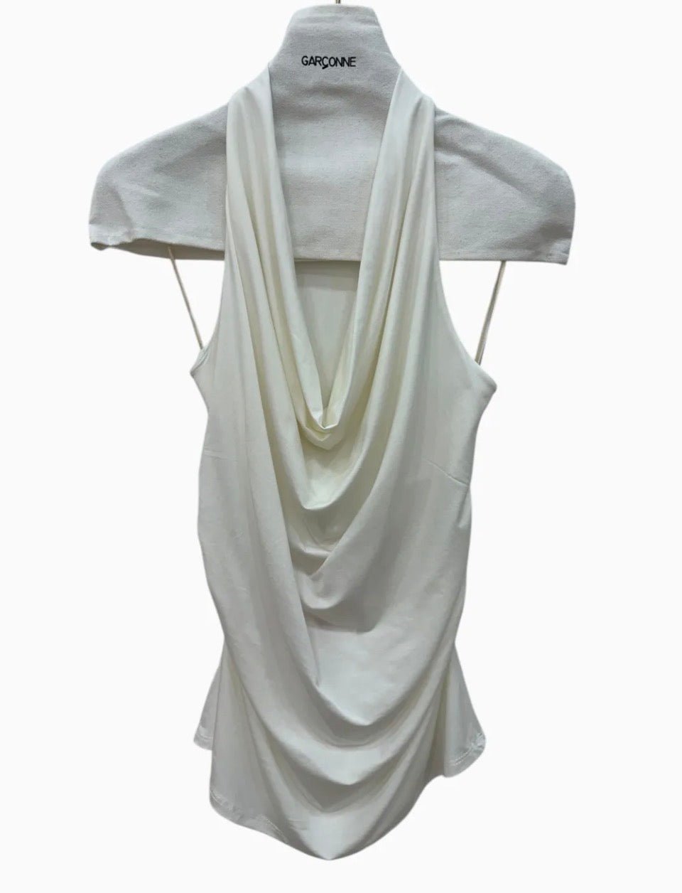 Garconne Plunging Halter Top - clever alice