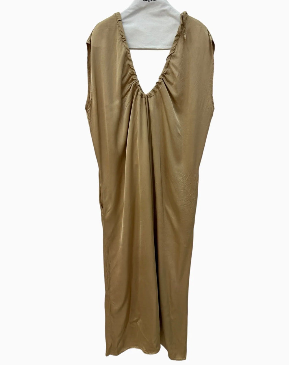 Garconne Silk Blend V - Neck Dress - clever alice