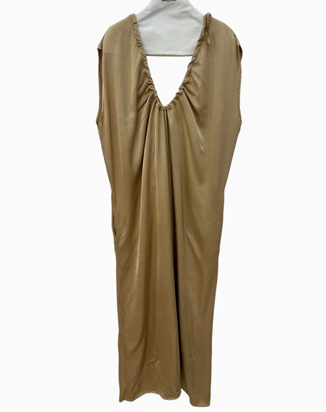 Garconne Silk Blend V - Neck Dress - clever alice