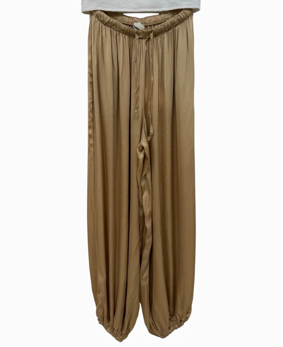 Garconne Silk Viscose Barrel Pant - clever alice