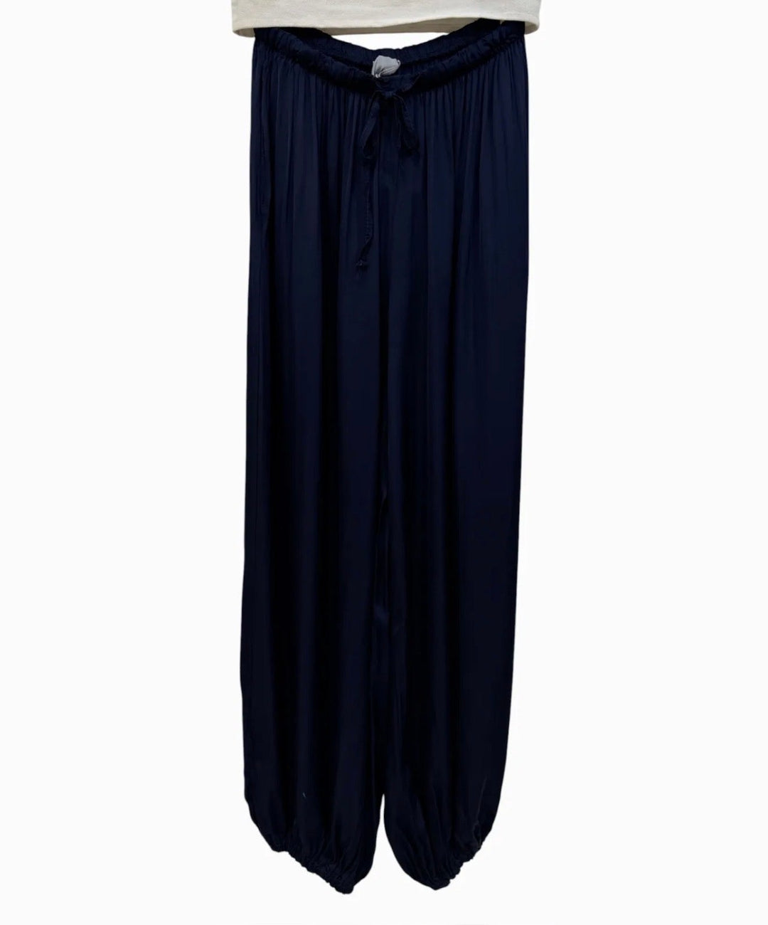 Garconne Silk Viscose Barrel Pant - clever alice