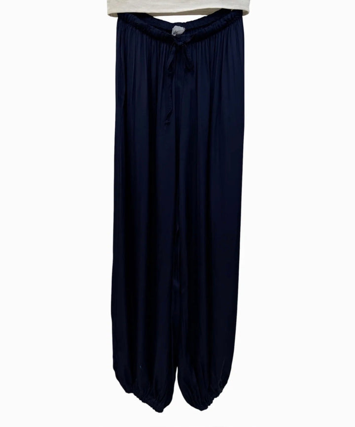 Garconne Silk Viscose Barrel Pant - clever alice