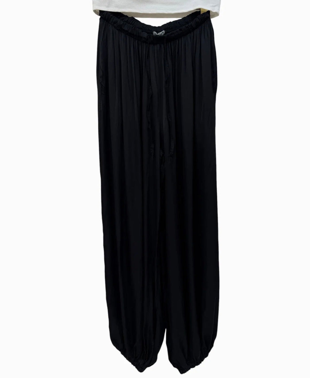 Garconne Silk Viscose Barrel Pant - clever alice