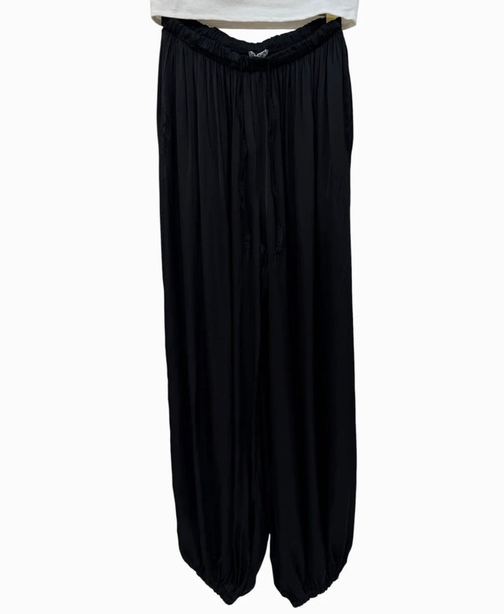Garconne Silk Viscose Barrel Pant - clever alice