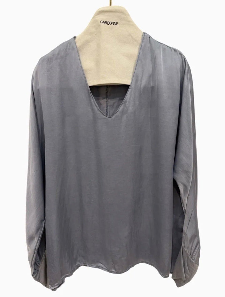Garconne Stella V - Neck Blouse - clever alice