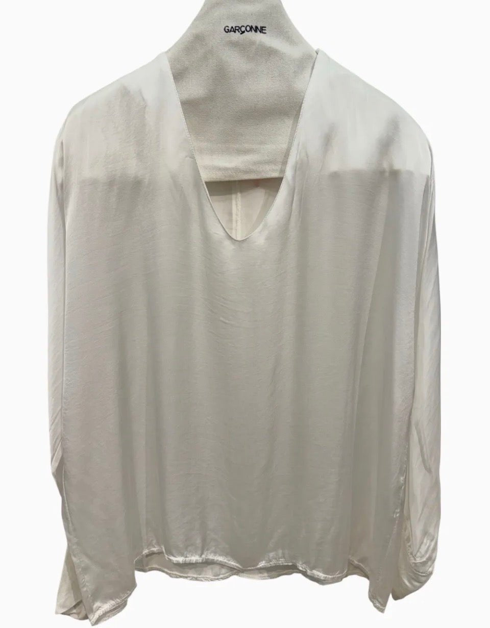 Garconne Stella V - Neck Blouse - clever alice