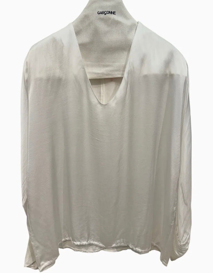 Garconne Stella V - Neck Blouse - clever alice