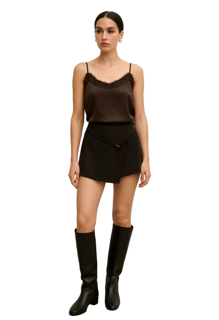 Garconne Vegan Leather Cami - clever alice