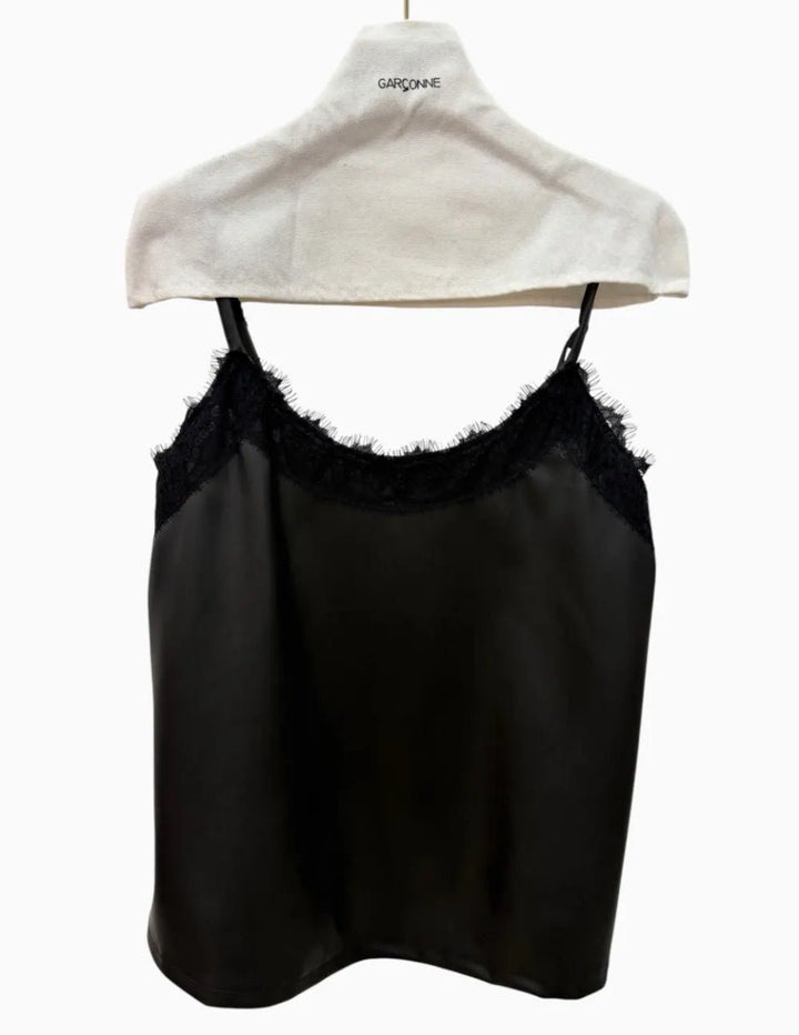 Garconne Vegan Leather Cami - clever alice