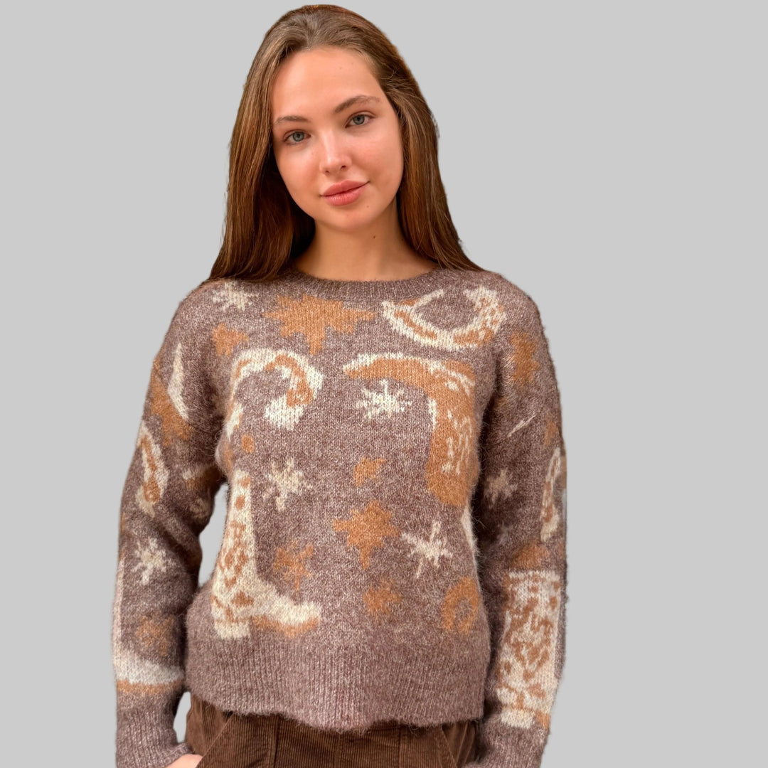 Heartloom Cowboy Pullover - clever alice