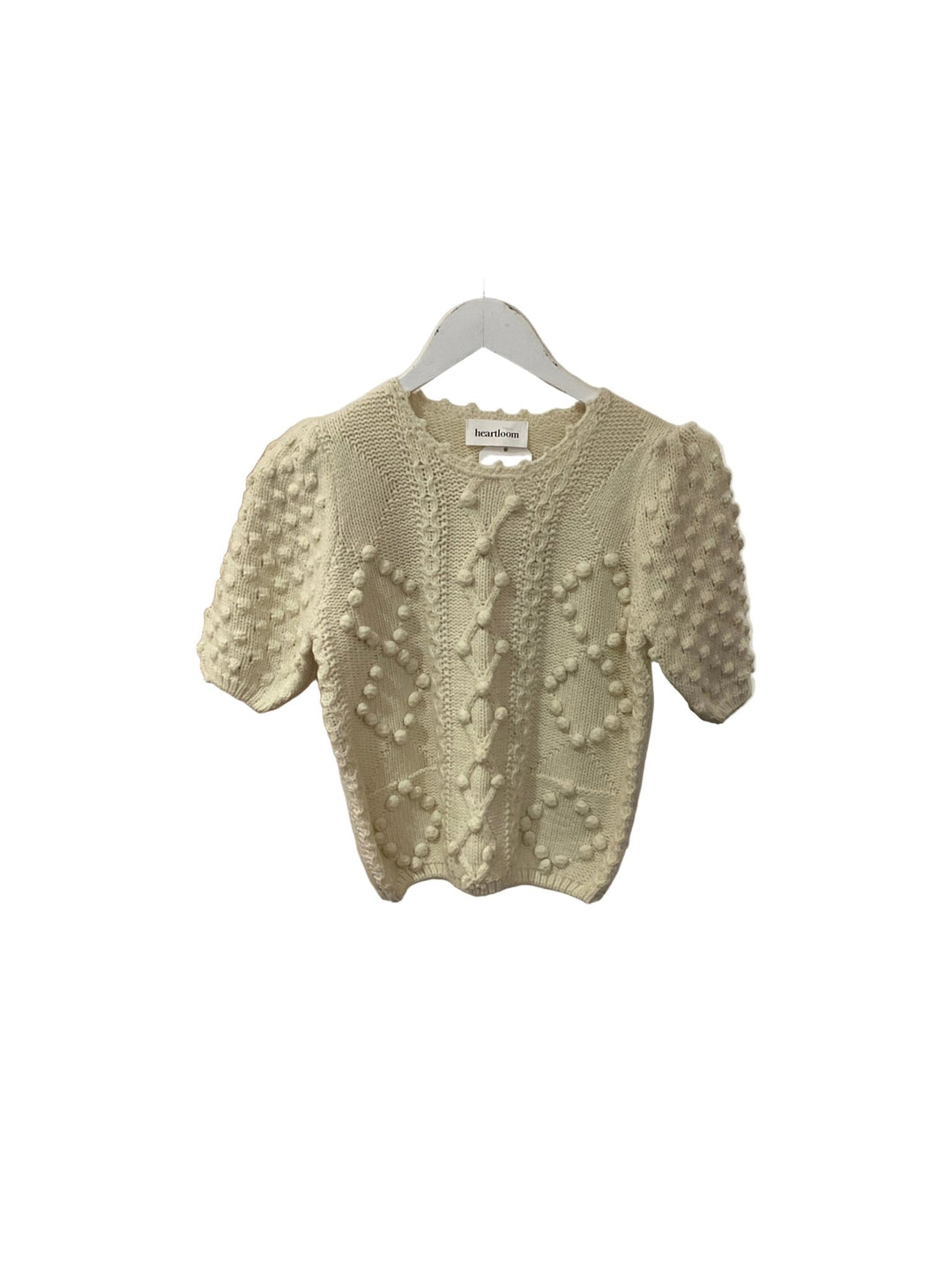 Heartloom Cream Sweater - clever alice