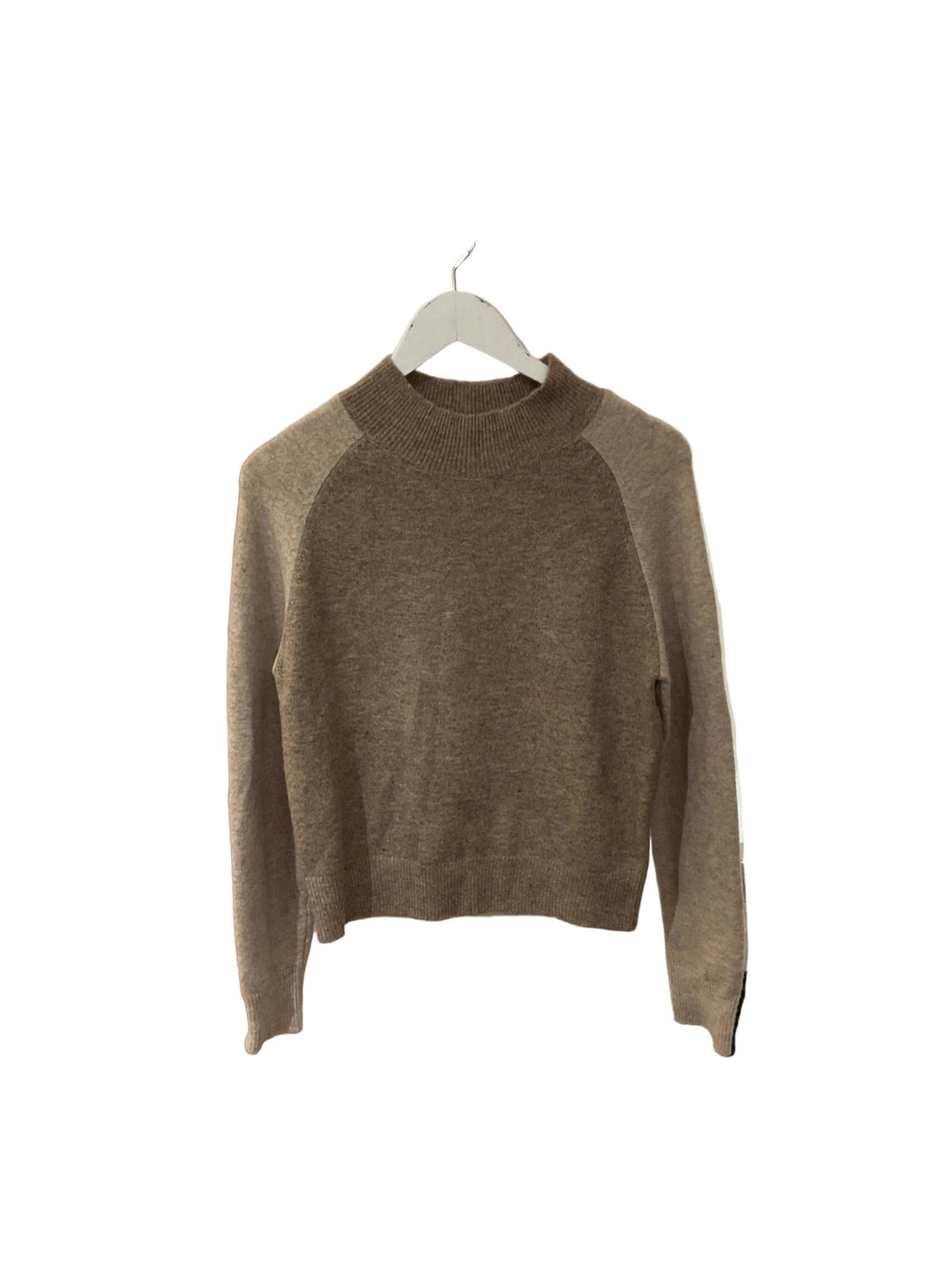 Heartloom Two-Tone Sweater (Brown) - clever alice