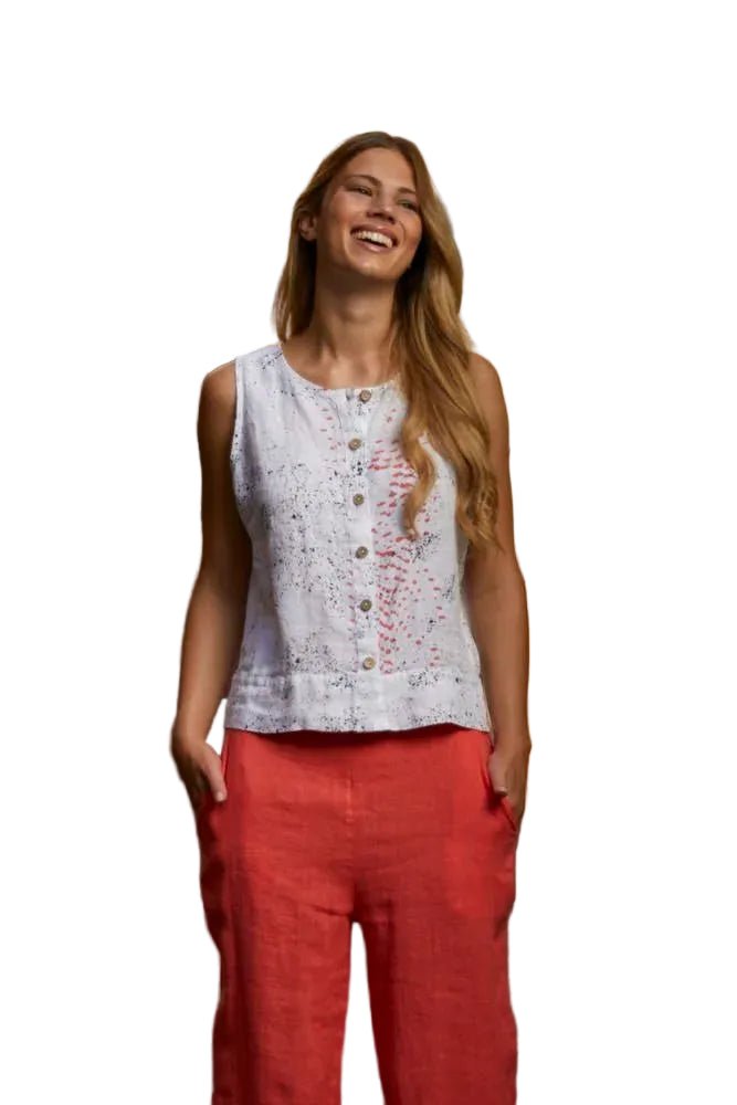 Inizio Button Front Vest - clever alice