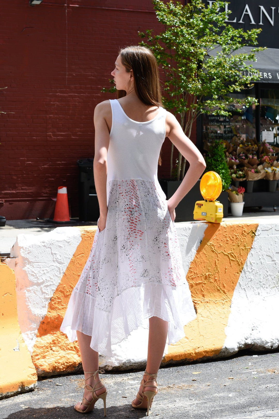 Inizio Dress with Cotton Empire Waist - clever alice