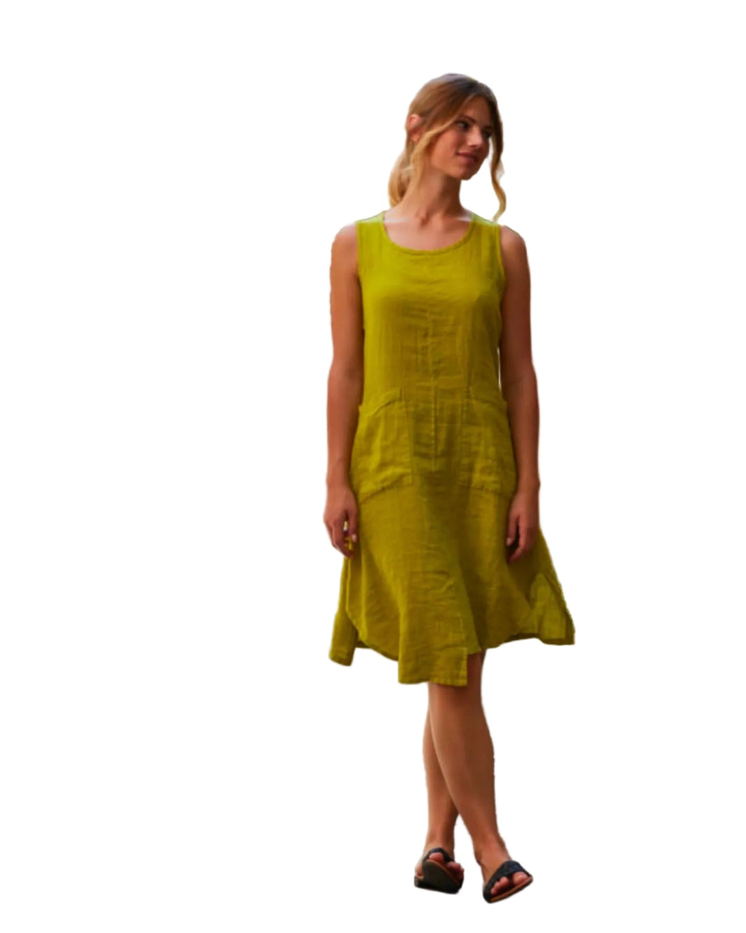 Inizio Tea Linen Dress - clever alice