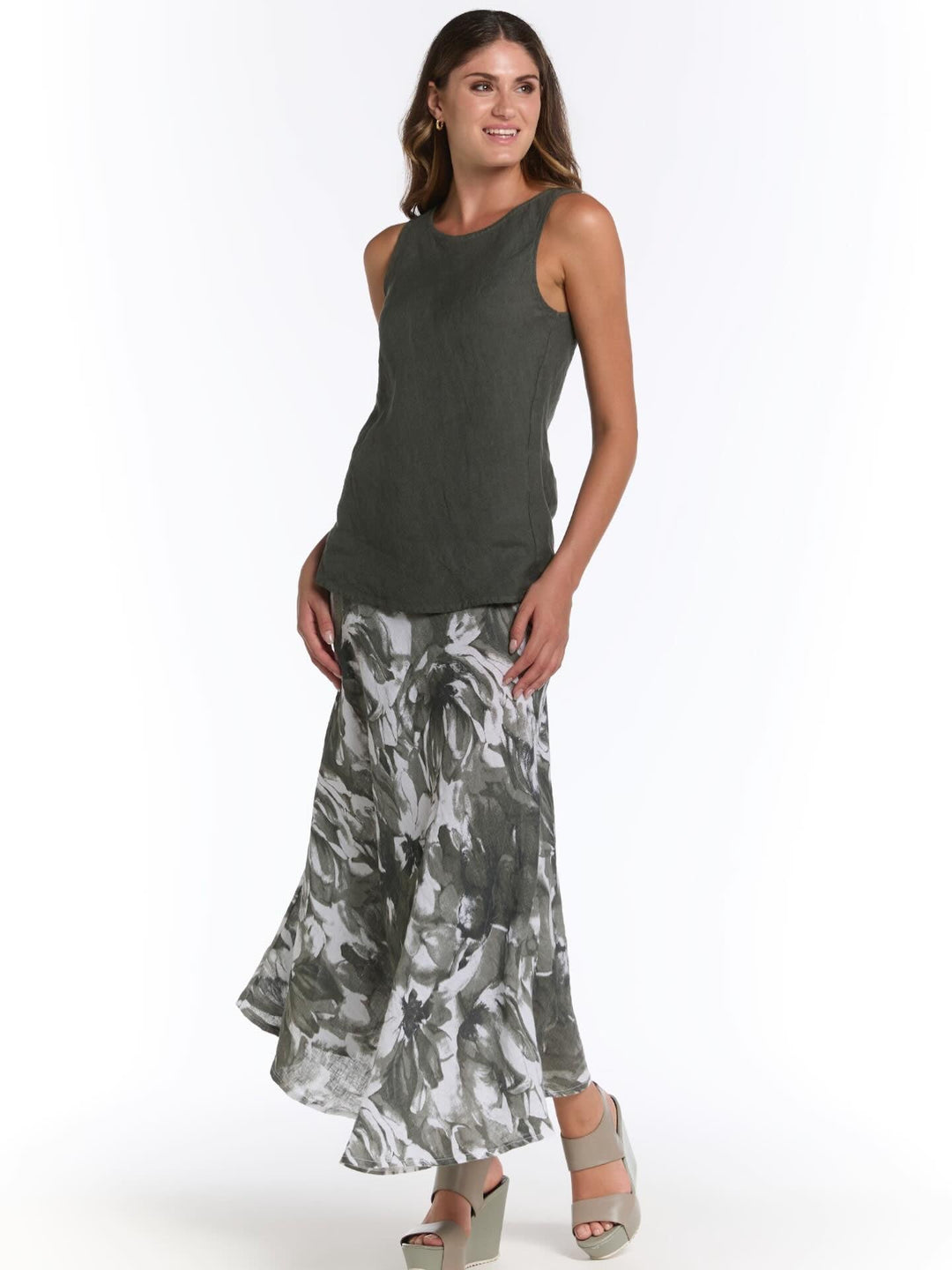 Inzio Bias Cut Skirt - clever alice
