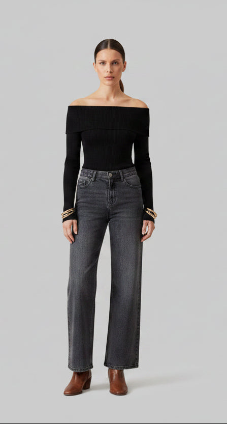 Oraije Vanessa Denim in Gray/Blue