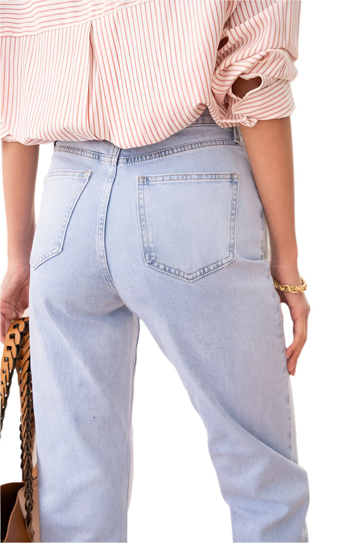 Oraije Paris Maddie Jean in Light Wash - clever alice