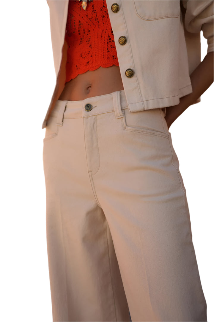 Oraije Paris Basille Jeans in Tan - clever alice