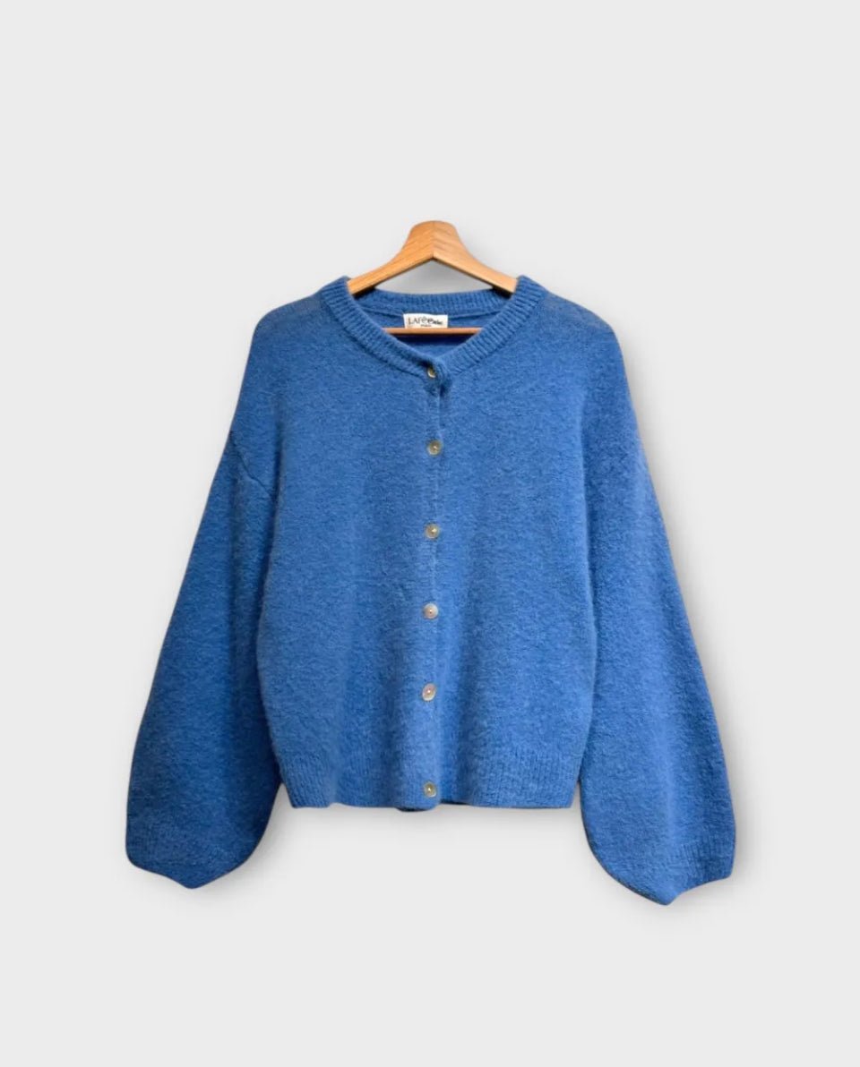 Lafee Alpaga/Wool Blend Cardigan - clever alice