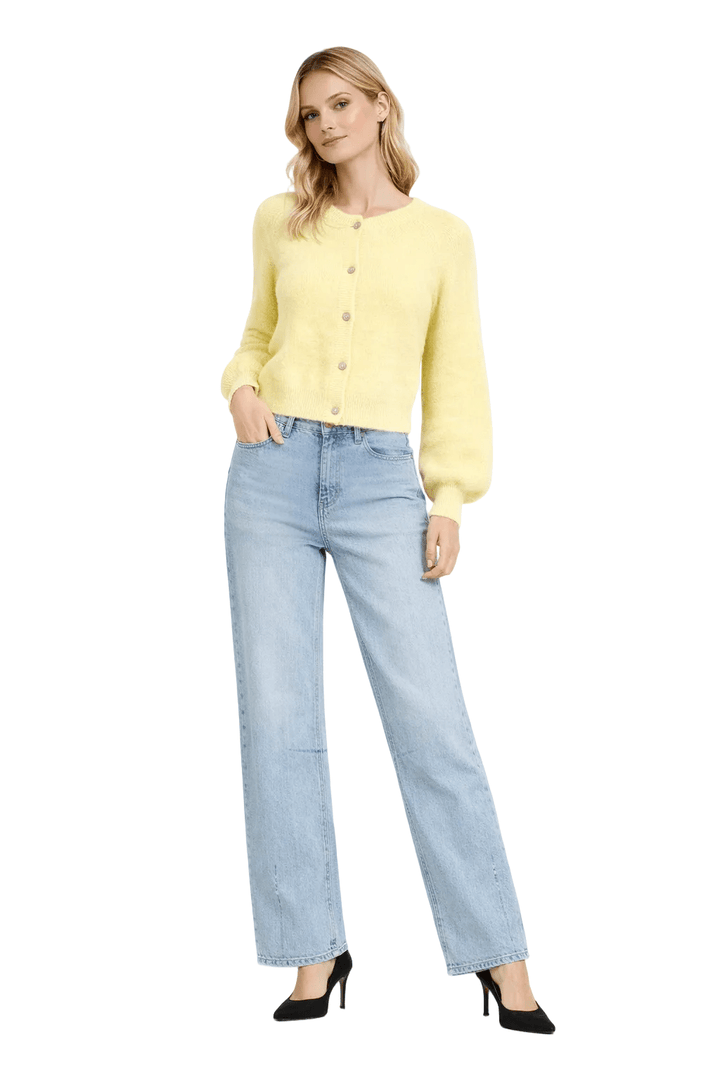 Lafee Alpaga/Wool Blend Cardigan - clever alice