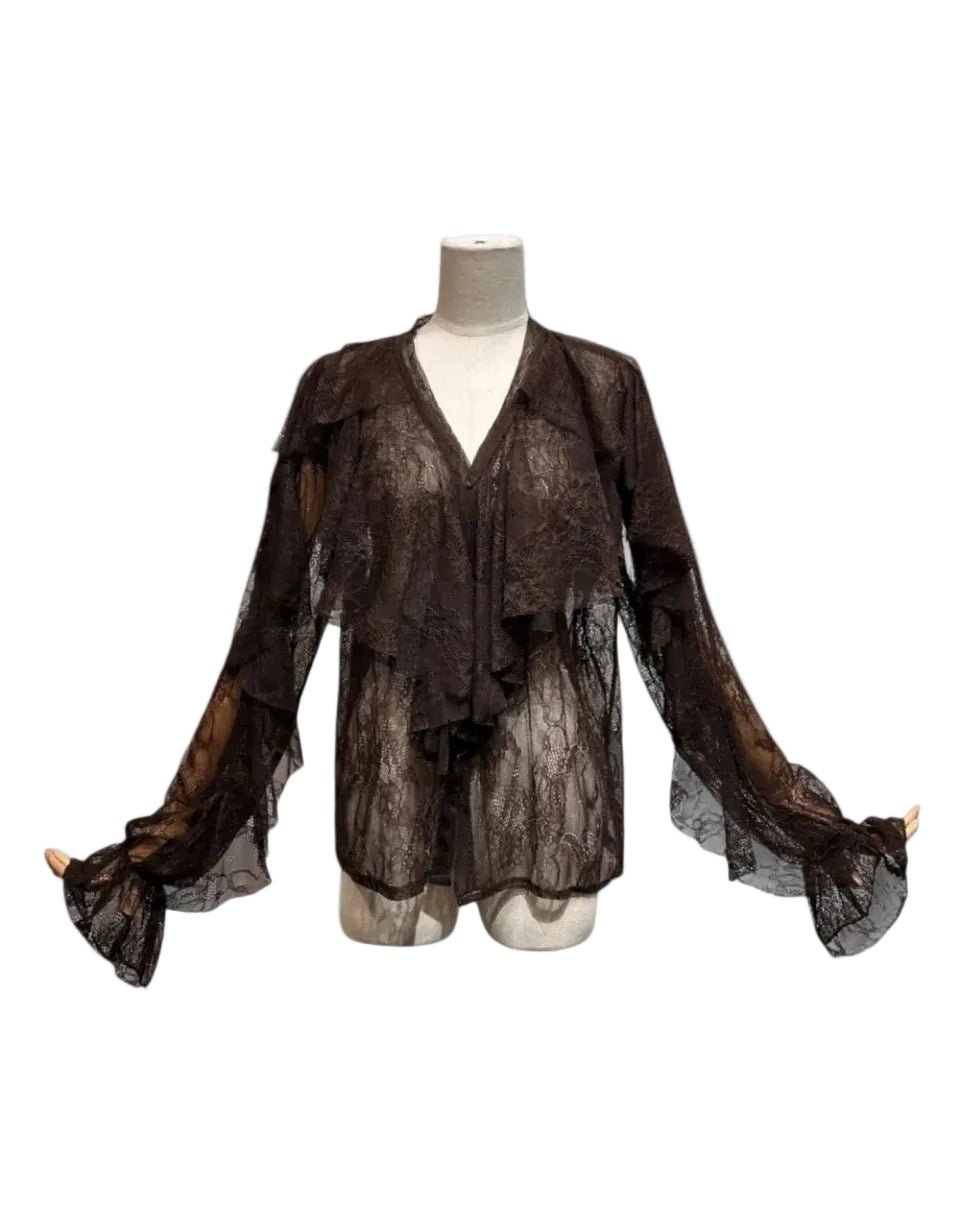 Lafee Gypsy Lace Top - clever alice