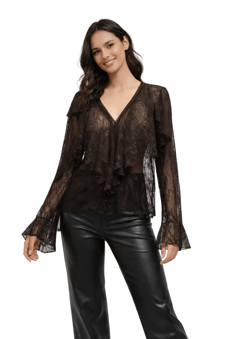 Lafee Gypsy Lace Top - clever alice