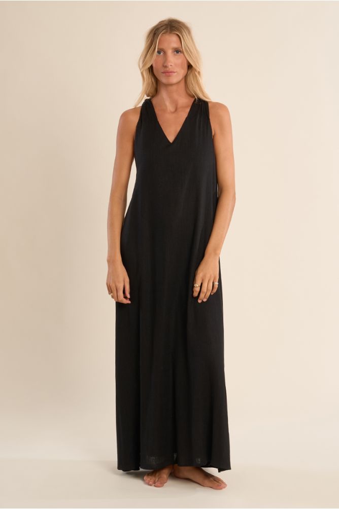 Molly Bracken Backless Maxi Dress