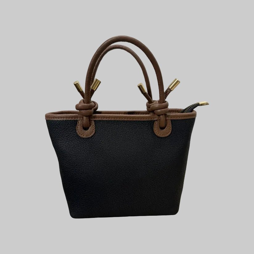 Louisa Lee LINDA GRAINED LEATHER HANDBAG - clever alice